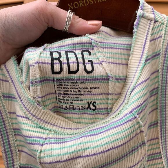 BDG Urban Outfitters Striped Tank Top XS - Picture 2 of 5
